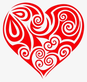 Swirly Heart Embroidery Design