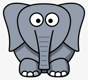 Cartoon Elephant Clip Art - Cartoon Elephant
