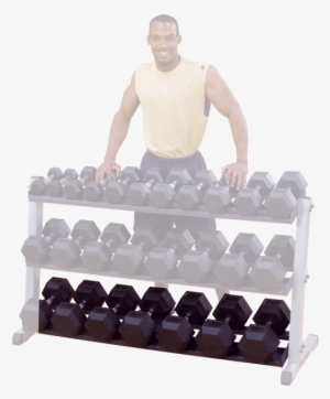 Optional 3rd Tier Dumbbell Shelf For Rack - Body Solid Dumbbell Rack