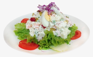 Dn Russian Salad - Russian Salad In Plate Png