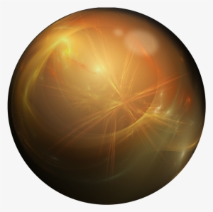 Golden-sphere - Sphere Png