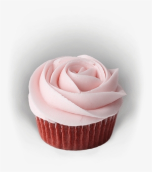Dozen Pink Rose Cupcake Box - Flower Cupcake Png