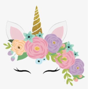 Unicorn Unicornio Cute Colorful Flowers Face Pastel - You Are Invited Unicorn