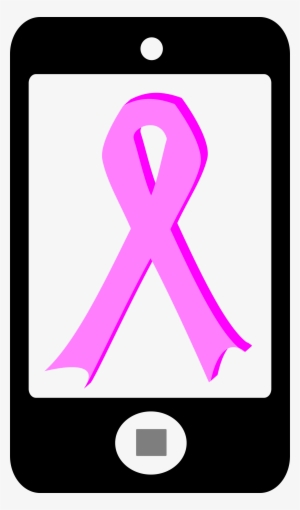 This Free Icons Png Design Of Phone With Pink Ribbon