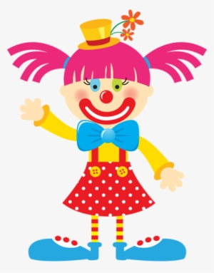 Circus Theme, Circus Clown, Circus Birthday, Circus - Girl Clown Clipart