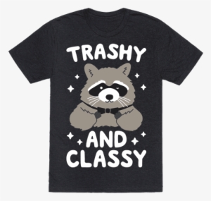 Trashy And Classy Raccoon Mens T-shirt - Boys Graphic T Shirts