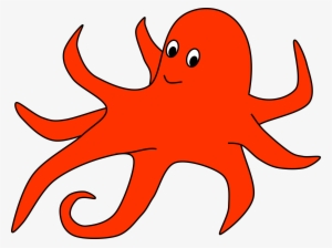This Free Icons Png Design Of Oval Of Orange Octopus