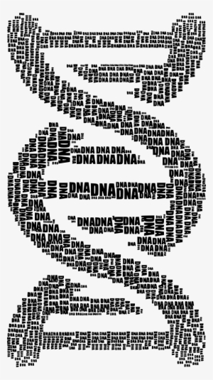 Download Png - Dna Black Png