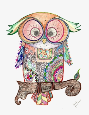 Image Transparent Stock Kolour More Clear At Night - Colourful Owl Round Ornament