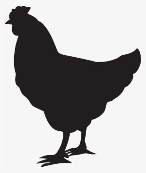 Hen Silhouette Png Clip Art Image