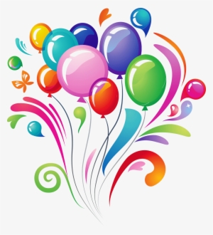 Balloons Explosion Png Stickpng - Birthday Png