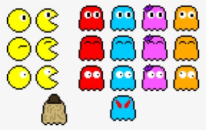 Pac-man Ghost Png Image - Pixel Art Et Pac Man