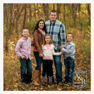 Family Of 5 In The Fall