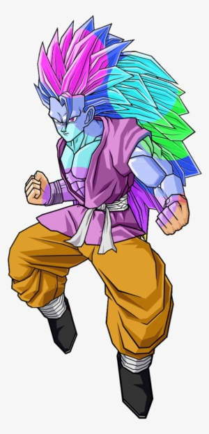 693kib, 666x1200, Inevitable Goku - Goku Super Saiyan Rainbow