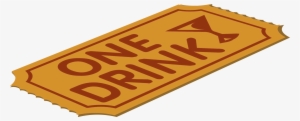 This Free Icons Png Design Of Misc Drink Ticket