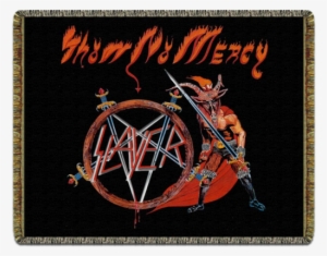 Show No Mercy Woven Blanket - Slayer Show No Mercy 1983