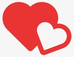 Dos Corazones Unidos, Simbolo De Una Pareja De Enamorados - Corazones Unidos Dibujos Para Imprimir