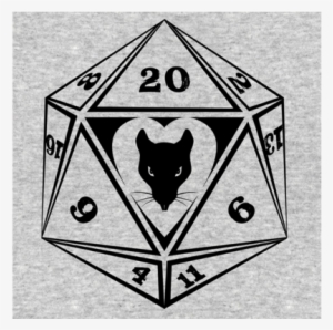 D20 Baseball T-shirt - Role-playing Game