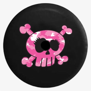 Jeep Wrangler Jl Backup Camera Pink Camo Cartoon Skull