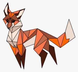Geometric Vector Fox - Geometric Fox Transparent