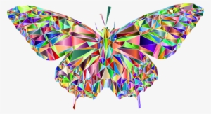Low Poly Art Butterflies