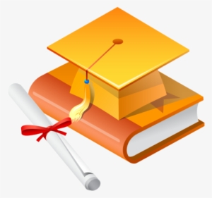 Graduation Cap Book Diploma - Monograph