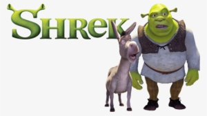Shrek Movie Image With Logo And Character - Shrek 1 Fanart