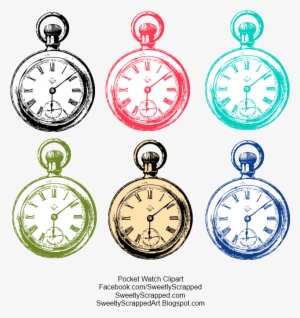Wonderland Clipart Fob Banner Freeuse Stock - Pocket Watch Clip Art