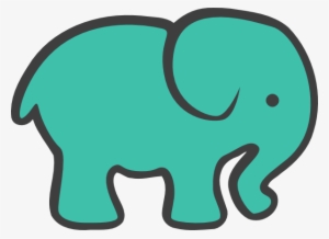 How To Set Use Teal Elephant Clipart