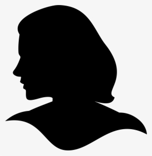Head Only - Woman Head Silhouette Png