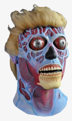 Ebaum's Odd Image Exposition - They Live Alien Mask - Limited Edition Donald Trump