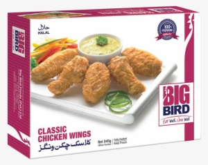 Big Bird Classic Chicken Wings 945 Gm - Big Bird Food Pvt Ltd
