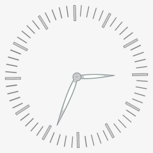 Outline, Face, Template, Clock, Minute, Arms, Blank - Transparent Clock No Hands