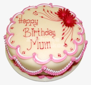 Happy Birthday Mom-cake Png