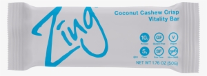 Ccc, Coconut Cashew Crisp - Zing Bars