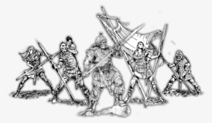 The Jutgar Are Professional Warriors Of The Jutes And - Illustration