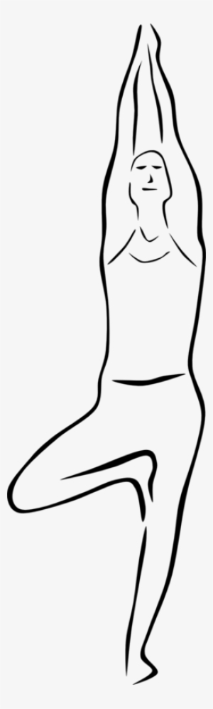 Yoga Poses Stylized - Outline Pictures Of Yoga