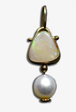 Opal & 14k Gold W/ Tahitian Pearl