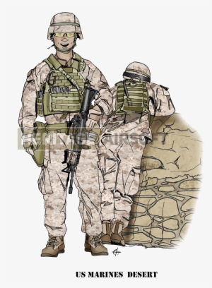 Marine Desert Warrior Us - Military