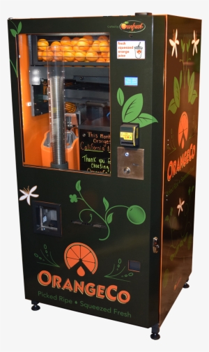 Orangeco Vending Machines Squeeze Fresh Orange Juice