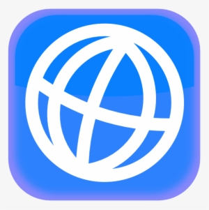 Blue Globe Icon Svg Clip Arts 594 X 596 Px