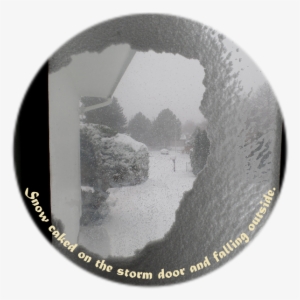 Naturally The Front Steps Had A Snowdrift Almost 2 - Circle