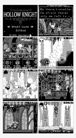 Hollow Knight For The Gameboy 100% View For Pixel Posterity - Hollow Knight