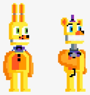 Fredbear & Springbonnie - Illustration