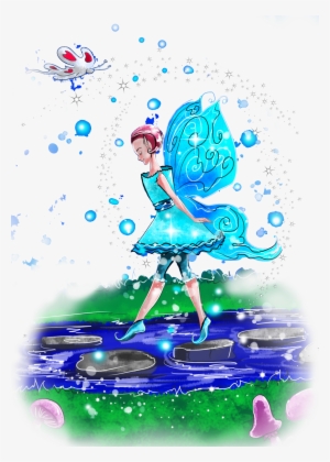Sorcha, The Pathways And Stepping Stone Fairy - Clip Art