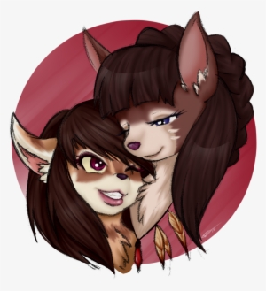 Willow And Rain Headshot - Cartoon