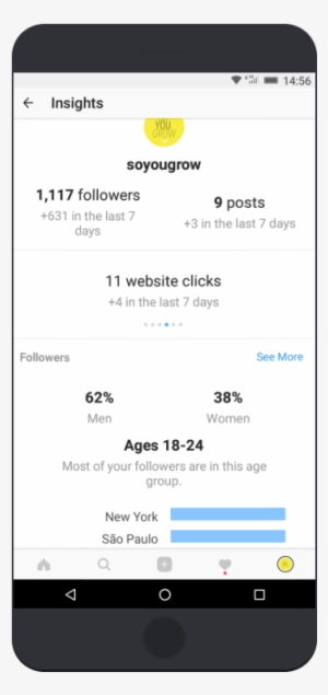 Insights Business Profile 1k Instagram Followers Fast - Iphone