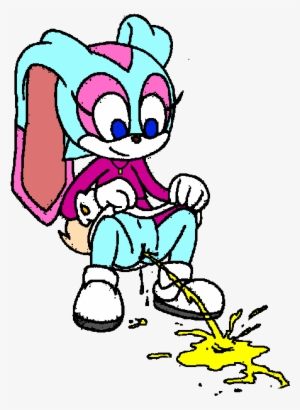 Butterfly Peeing - Sonic Amy Rose Peeing