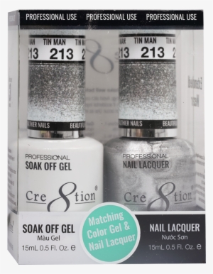 Cre8tion Matching Color Gel & Nail Lacquer 213 Tin - Eye Shadow