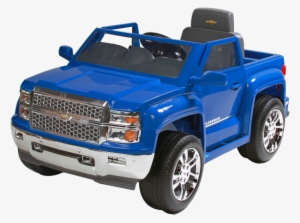 Excellent White Chevy Truck Png With White Chevy Truck - Blue Chevy Silverado Power Wheels